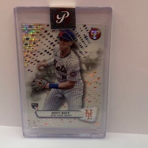 2023 Topps Prestine Brett Baty Mets Encased Refractor #173 (MISC11)